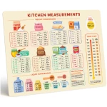 Vintage Kitchen Useful Gadgets - Cute Kitchen Conversion Chart - Easier Cooking & Baking Accessories - Gifts for Bakers