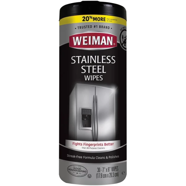 Weiman Products Stainless Steel Wipes 30 Count (Pack of 1)