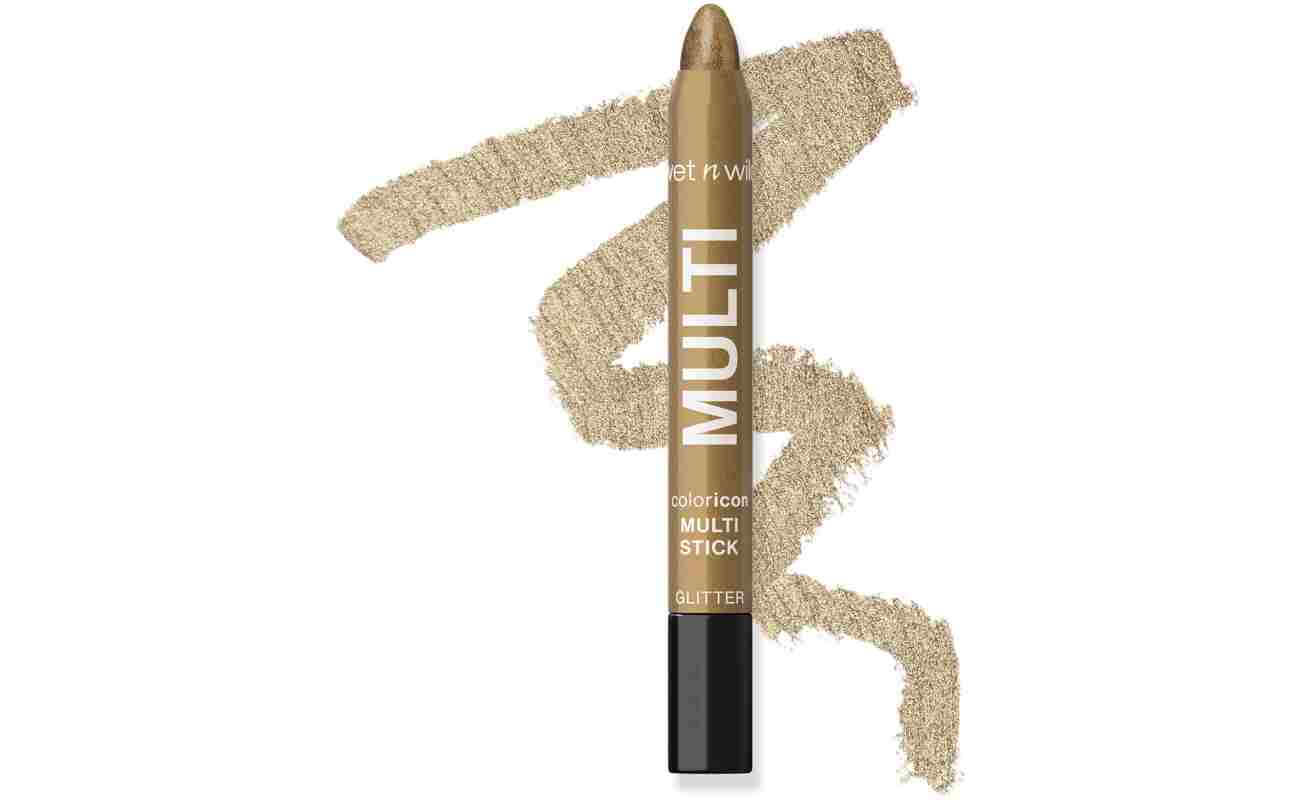 wet n wild Color Icon Cream Eyeliner Eyeshadow DMulti-Stick, Moisturizing, Nourishing Velvety Cream-to-Powder Buildable & Blendable Formula, Cruelty-Free & Vegan - Golden Rush Hour