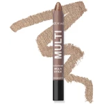 wet n wild Color Icon Cream Eyeliner Eyeshadow Multi-Stick, Moisturizing, Nourishing Velvety Cream-to-Powder Buildable & Blendable Formula, Cruelty-Free & Vegan - Brown Sugar