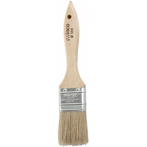 Winco Pastry Brush, 1-1/2-Inch ,Beige