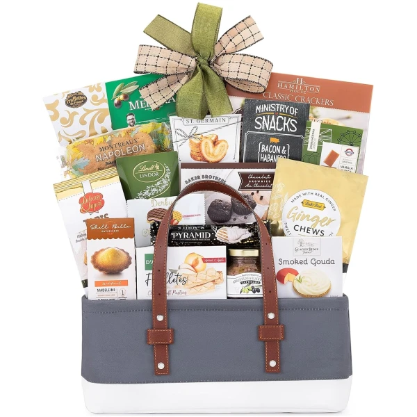 Wine Country Gift Baskets The Connoisseur Gourmet Gift Basket Food Gift Basket for Families College Students Appreciation Thank You Congratulations Get Well Soon Care Package
