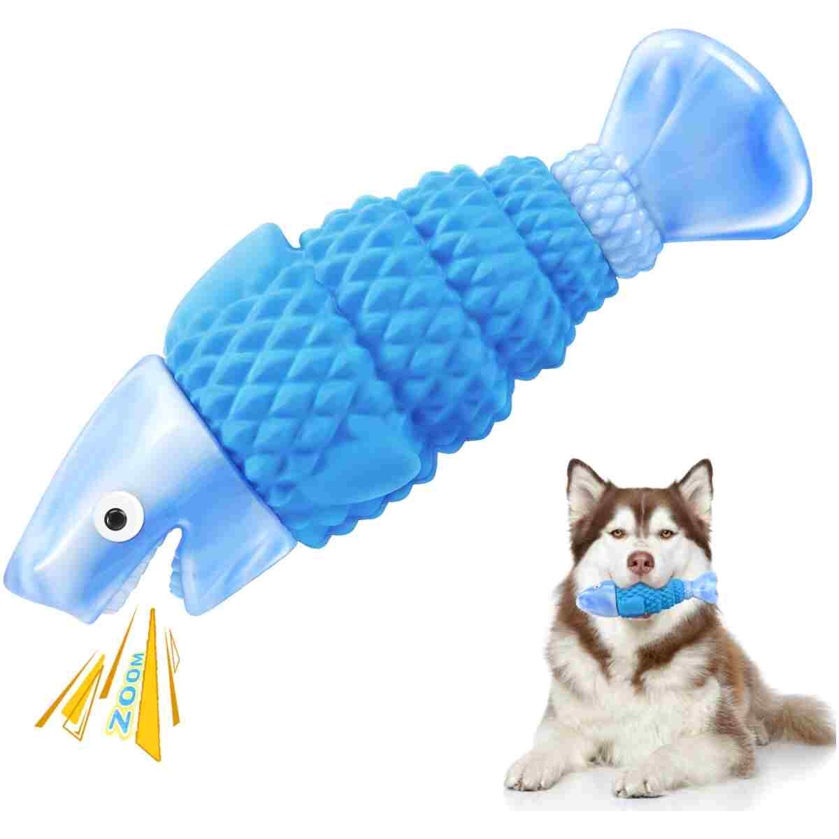 WinTour Tough Dog Toys for Aggressive Chewers, Indestructible Dog Chewers for Medium & Large Breeds, Squeaky Durable Chew Toys to Keep Them Busy, Reduce Boredom, Teeth Cleaning,...