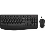 Wireless Keyboard and Mouse Combo, EDJO 2.4G Full-Sized Ergonomic Computer Keyboard with Wrist Rest and 3 Level DPI Adjustable Wireless Mouse for Windows, Mac OS Desktop/Laptop/PC