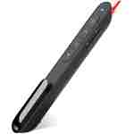 Wireless Presenter, Hyperlink Volume Control Presentation Clicker RF 2.4GHz USB PowerPoint Clicker Presentation Remote Control Pointer Slide Advancer (Black)