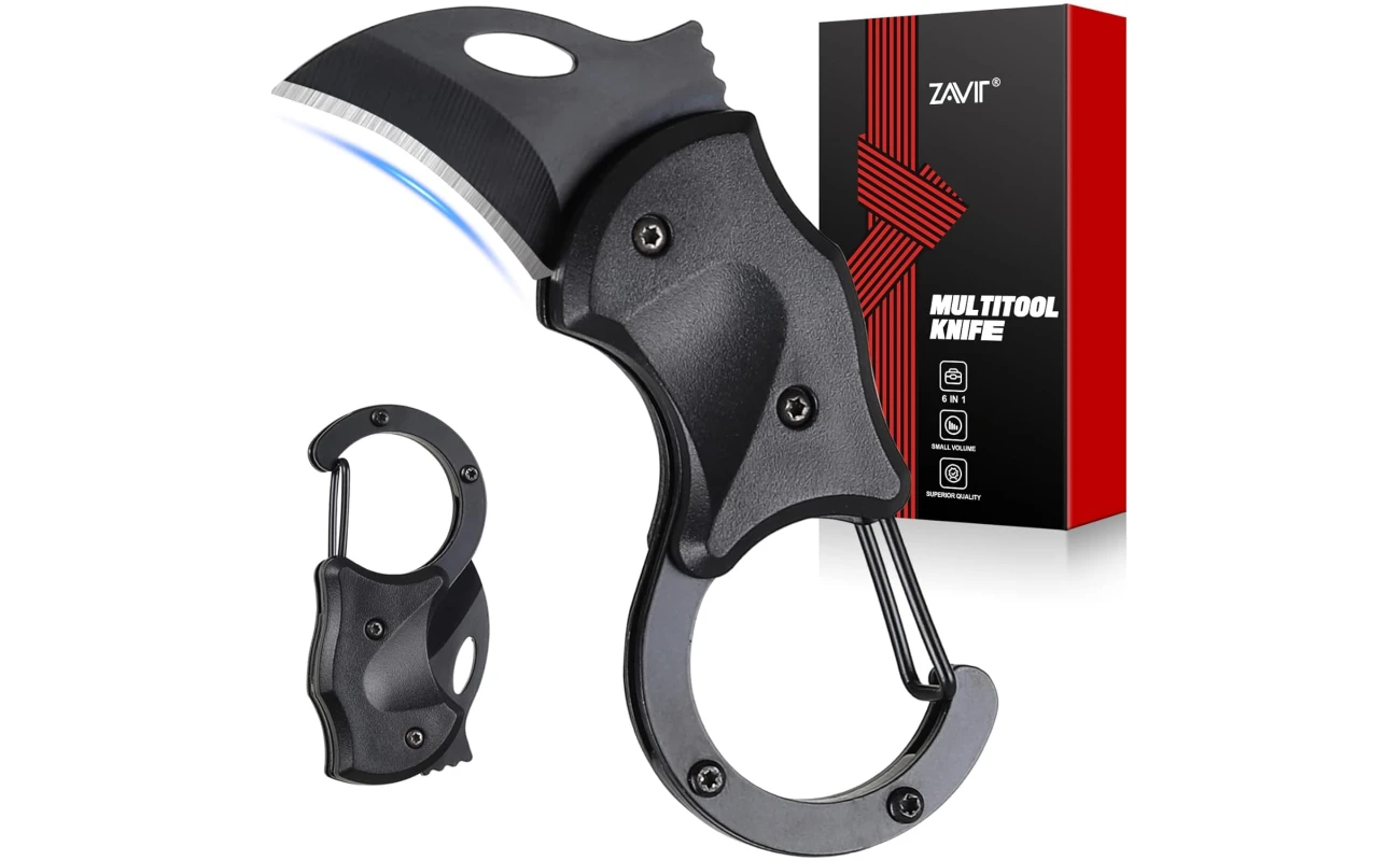 ZAVIT Gifts for Men Brother, Small Pocket Knife for Men, Christmas Stocking Stuffers, Self Defense Keychain, Box Cutter EDC Gadgets for Husband Him, Unique Gifts ldea for...