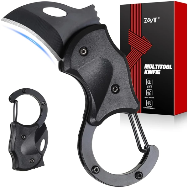 ZAVIT Gifts for Men Brother, Small Pocket Knife for Men, Christmas Stocking Stuffers, Self Defense Keychain, Box Cutter EDC Gadgets for Husband Him, Unique Gifts ldea for...