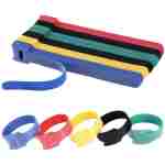 120PCS 6 Inch Cable Ties Reusable Multi-Purpose Wire Ties Cord Organizer Adjustable Cable Management 5 Colors