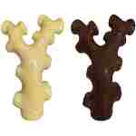 2 Pack Dog Chew Toys for Aggressive Chewers,Boredom and Stimulating Best Dog Toys for Medium/Large Breed,Tough Almost Indestructible Dog Bones for Teeth Cleaning and Training