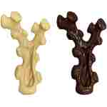 2 Pack Dog Chew Toys for Aggressive Chewers,Boredom and Stimulating Best Dog Toys for Medium/Large Breed,Tough Almost Indestructible Dog Bones for Teeth Cleaning and Training
