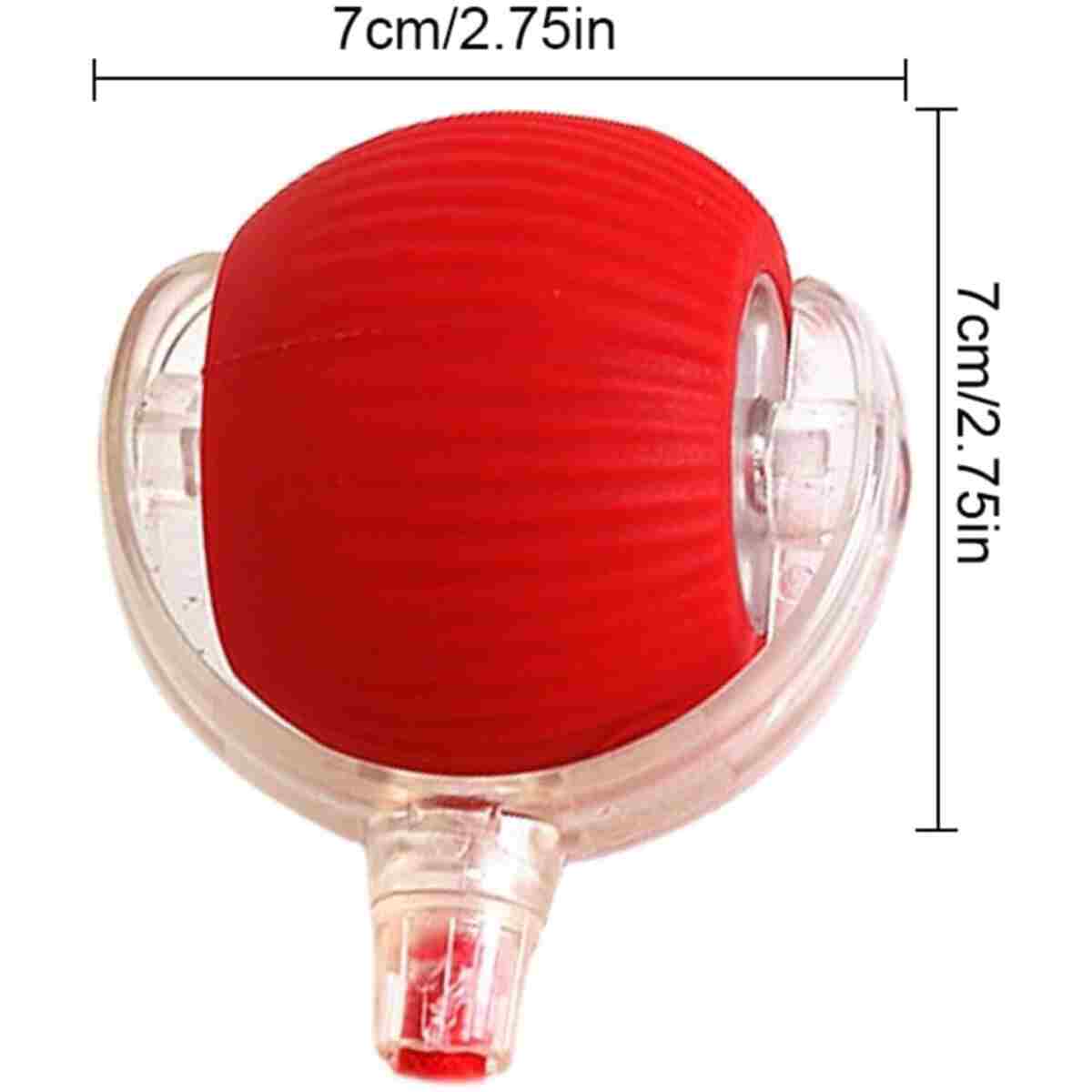 2 Pack Interactive Rolling Cat Ball, 360° Intelligent Automatic Rolling Pet Ball, Suitable for Large and Small Dogs and Cats (Red + Green)