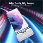 [2-Pack] Mini Portable Charger 5000mAh Power Bank,3A PD USB C Cell Phone Portable Power, LCD Display Battery Pack Compatible with iPhone 16/15/15 plus/15 pro/15 pro...
