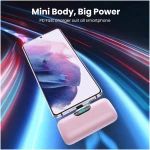 [2-Pack] Mini Portable Charger 5000mAh Power Bank,3A PD USB C Cell Phone Portable Power, LCD Display Battery Pack Compatible with iPhone 16/15/15 plus/15 pro/15 pro...