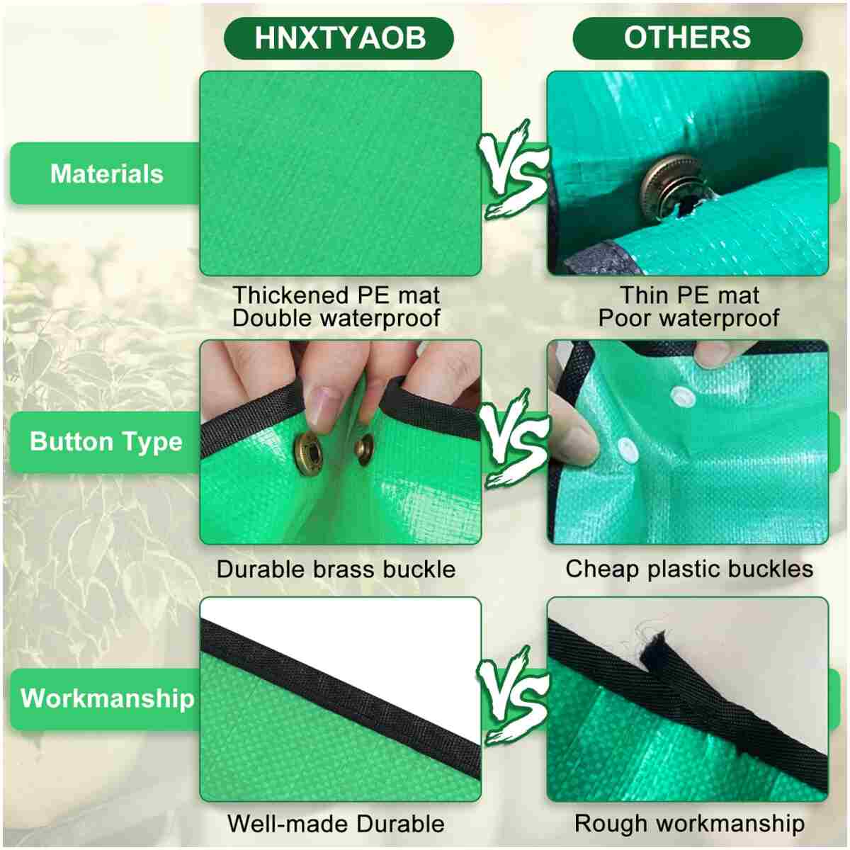 2 PCS 27 "x 27" Repotting Mat for Indoor Plant Transplanting and Mess Control Thickened Waterproof Potting Tray Foldable Succulent Potting Mat Portable Gardening Mat Green