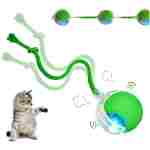 2025 Upgraded Interactive Cat Toys Balls，Interactive Rolling Cat Ball, Automatic Moving Cat/Dog Balls for Indoor Cats 360° Fast Rolling on Carpet, Motion Activate Cat/Dog Toys...