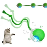 2025 Upgraded Interactive Cat Toys Balls，Interactive Rolling Cat Ball, Automatic Moving Cat/Dog Balls for Indoor Cats 360° Fast Rolling on Carpet, Motion Activate Cat/Dog Toys...