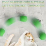2025 Upgraded Interactive Cat Toys Balls，Interactive Rolling Cat Ball, Automatic Moving Cat/Dog Balls for Indoor Cats 360° Fast Rolling on Carpet, Motion Activate Cat/Dog Toys...
