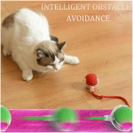2025 Upgraded Interactive Cat Toys Balls，Interactive Rolling Cat Ball, Automatic Moving Cat/Dog Balls for Indoor Cats 360° Fast Rolling on Carpet, Motion Activate Cat/Dog Toys...