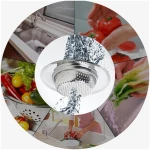 2PCS Kitchen Sink Strainer - Stainless Steel, Large Wide Rim 4.5" Diameter