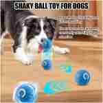 2PCS Shaky Ball Toy for Dogs, Vibrating Dog Ball, USB Rechargeable, Interactive, Automatic Moving, Bouncing, Perfect for Small, Medium, Large Dogs