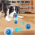 2PCS Shaky Ball Toy for Dogs, Vibrating Dog Ball, USB Rechargeable, Interactive, Automatic Moving, Bouncing, Perfect for Small, Medium, Large Dogs