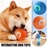 2PCS Shaky Ball Toy for Dogs, Vibrating Dog Ball, USB Rechargeable, Interactive, Automatic Moving, Bouncing, Perfect for Small, Medium, Large Dogs