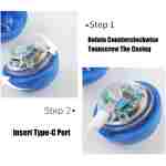 2PCS Shaky Ball Toy for Dogs, Vibrating Dog Ball, USB Rechargeable, Interactive, Automatic Moving, Bouncing, Perfect for Small, Medium, Large Dogs