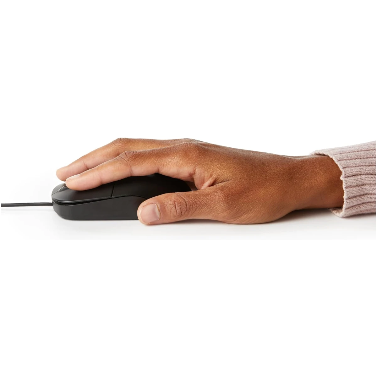 3-Button USB Wired Mouse with Scrolling and Tracking - Standard, Black