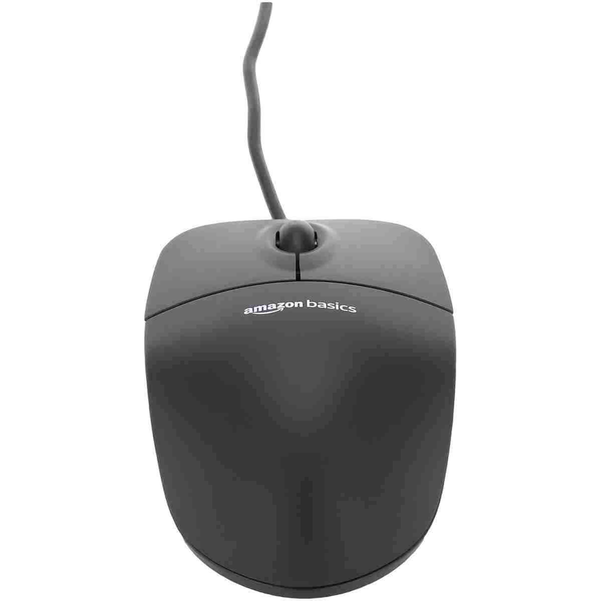 3-Button USB Wired Mouse with Scrolling and Tracking - Standard, Black