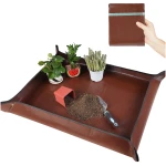 3 Pcs 26.8" x 26.8" Repotting Mat for Indoor Plants Transplanting and Potting Soil Mess Control, Plant Gifts for Plant Lovers