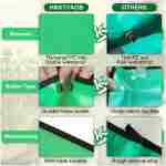 3 PCS 27"x 27" PE Waterproof Indoor & Outdoor Potting Mat, Green, 27" x 27"