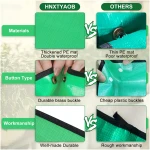 3 PCS 27"x 27" PE Waterproof Indoor & Outdoor Potting Mat, Green, 27" x 27"