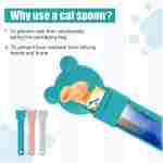 3pcs Cat Strip Squeeze Feeders, Cartoon Cute Cat Food Feeder Intelligent Kitten Lickable Snack Happy Spoon Multi-Functional Pet Puree Spoon Innovative Wet Treat Dispenser for...