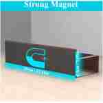 4 Pack Magnetic Spice Storage Rack Organizer for Refrigerator and Oven, Bronze Fridge Organizers and Storage