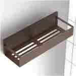 4 Pack Magnetic Spice Storage Rack Organizer for Refrigerator and Oven, Bronze Fridge Organizers and Storage