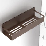 4 Pack Magnetic Spice Storage Rack Organizer for Refrigerator and Oven, Bronze Fridge Organizers and Storage