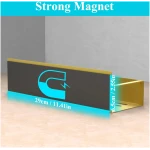 4 Pack Magnetic Spice Storage Rack Organizer for Refrigerator and Oven, Black Fridge Organizers and Storage