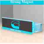 4 Pack Magnetic Spice Storage Rack Organizer for Refrigerator and Oven, Blue Fridge Organizers and Storage