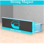 4 Pack Magnetic Spice Storage Rack Organizer for Refrigerator and Oven, Blue Fridge Organizers and Storage