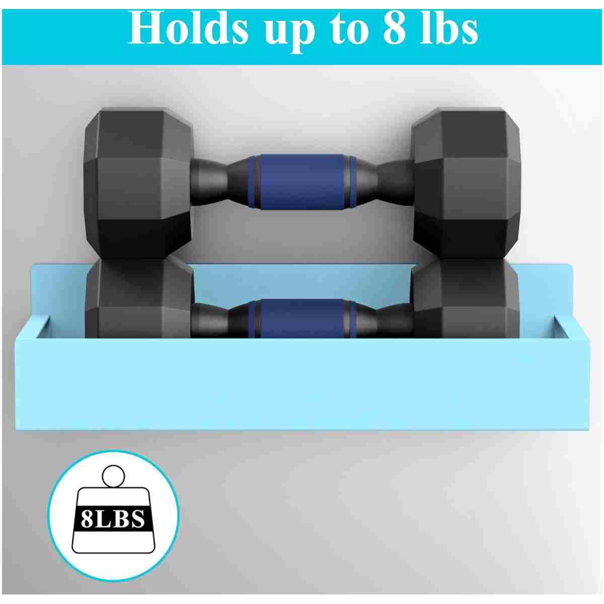 4 Pack Magnetic Spice Storage Rack Organizer for Refrigerator and Oven, Blue Fridge Organizers and Storage