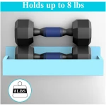 4 Pack Magnetic Spice Storage Rack Organizer for Refrigerator and Oven, Blue Fridge Organizers and Storage
