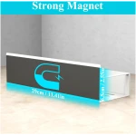 4 Pack Magnetic Spice Storage Rack Organizer for Refrigerator and Oven, Cream White Fridge Organizers and Storage