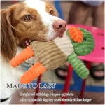 5 Pack Tough Dog Toys Stuffed Squeaky Dog Toys Assortment Plush Animal Dog Toy Value Bundle Puppy Pet Dog Toys for Small Medium Large Dogs