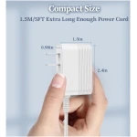 5V Charger for PETLIBRO Automatic Cat Feeder AC Adapter Compatible with PETLIBRO PLAF005 PLAF004 PLAF003 PLAF203 PLAF103 PLAF108 Rechargeable Cat Food Dispenser Power Supply Cord