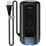 60W USB-C Charging Station for Multiple Devices, Universal 20W USB-C & 18W USB Charging Hub, Smart IC Identification Technology Charging Tower for iPhone iPad Tablets...