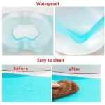 9 Pack Refrigerator Mats,Washable Fridge Mats Liners Easy to Clear Fridge Pads Mat Shelves Drawer Table Mats Refrigerator Liners for Shelves,3Red/3Green/3Blue