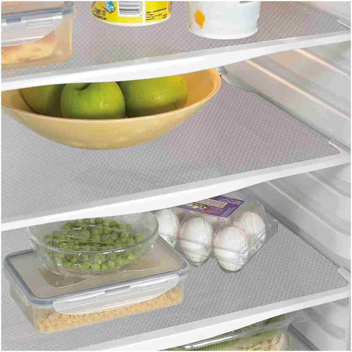 9 Pack Refrigerator Mats,Washable Fridge Mats Liners Easy to Clear Fridge Pads Mat Shelves Drawer Table Mats Refrigerator Liners for Shelves,3Red/3Green/3Blue