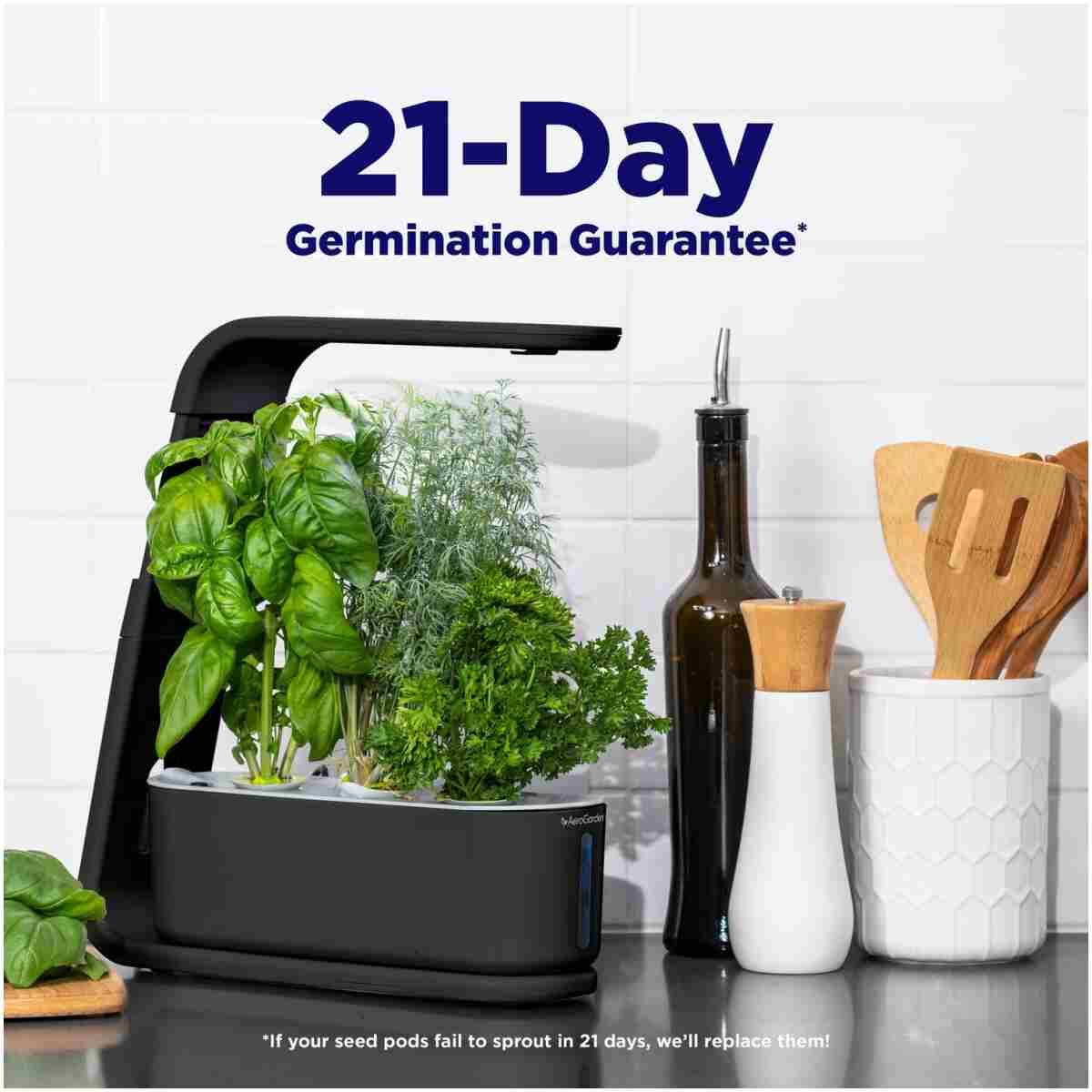 AeroGarden Sprout - Indoor Garden with LED Grow Light, Black