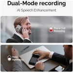 AI Voice Recorder, PLAUD Note Voice Recorder w/Case, App Control, Transcribe & Summarize with AI Technology, Support 112 Languages, 64GB Memory, Audio Recorder for Lectures,...