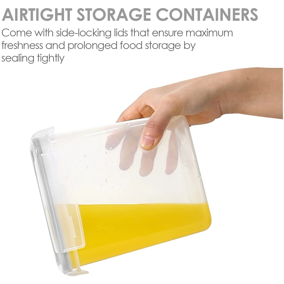Airtight Food Storage Containers with Lids, Vtopmart 24 pcs Plastic Kitchen and Pantry Organization Canisters for Cereal, Dry Food, Flour and Sugar, BPA Free, Includes 24...